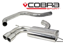 Audi A3 (8P) 2.0 TFSI 2WD (3 & 5-dörrars) 04-12 Catback Sportavgassystem (Ej Ljuddämpat) Cobra Sport